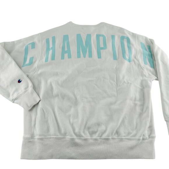 Champion Reverse Weave X-Large Sweatshirt White - Picture 5 of 6